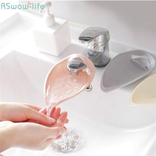 2PCS Faucet Extender Lengthening Hand Washer Sink Baby Hand Washer Assistant Extender Kid Water Tap Home Kitchen Accessories PP