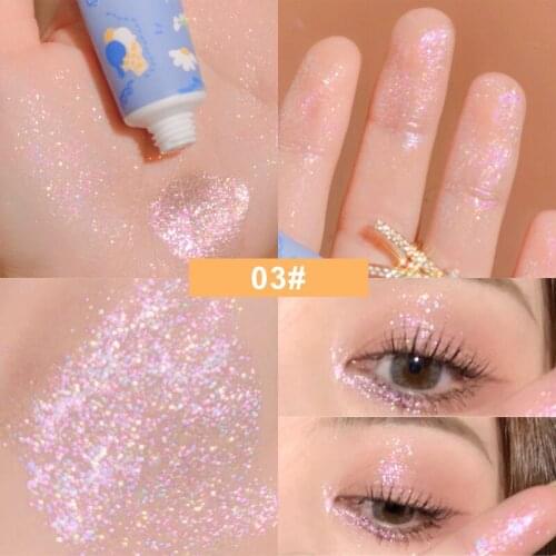 Liquid Glitter Eyeshadow Long Lasting Shining Shimmer Makeup Tool For Party Festival Makeup Maquillaje