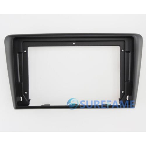 9 inch Car Fascia Radio Panel for SKODA RAPID SPACEBACK 2014+ Dash Kit Install Facia Console Bezel Plate 9inch Adapter Trim