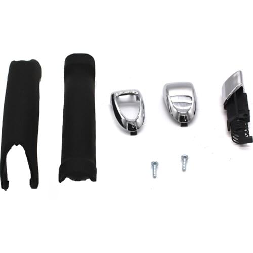 ABS Black + Silver Handbrake Stop Handle Kit 1774992 Fits For Ford Galaxy/ S-MAX 2006-2015 Sturdy And Durable