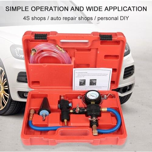 Auto Car Radiator Cooling Antifreeze Replacement Tool Kit Vacuum Pump Coolant System Antifreeze Injector