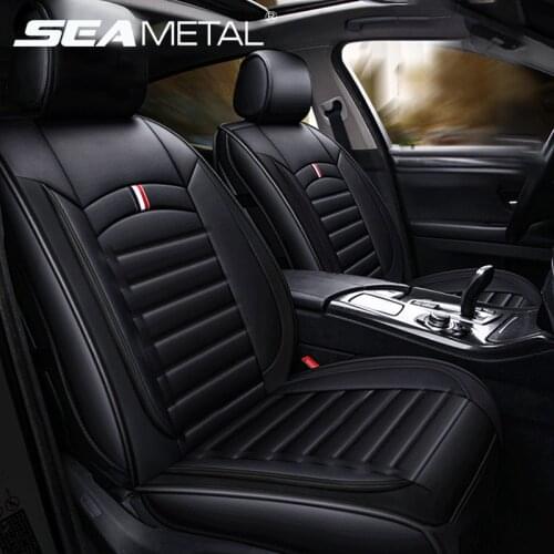 Luxury Automobiles Seat Cover Interior Car Seat Covers Cushion Universal 5 Seats PU Leather Auto Seat Protector Chair Products