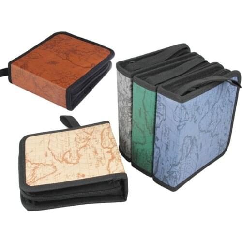 1PCS 40 Disc CD DVD Case Storage Holder Carry Case Box Organizer Sleeve Wallet Cover Bag Box CD DVD Holder DJ Storage Cover