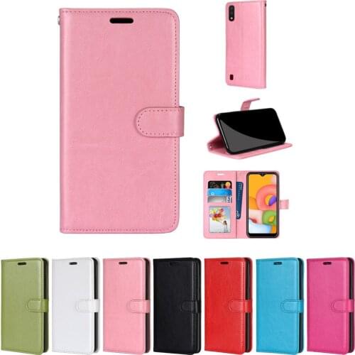 PU Flip For Samsung Galaxy A01 A10s A20s A21 A40s A51 A70s A71 A80 A90 A91 M30 S10 Lite S20 Plus Ultra Note 10 Plus Lite Case
