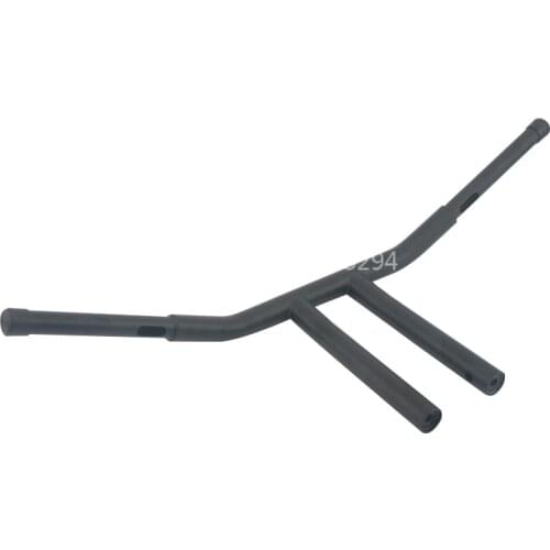 Motorcycle 1" 25 MM Black T-Bar Handlebar Steel Drag Bar Fits For Harley Custom Universal