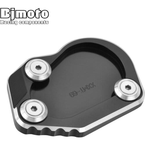 CNC New Motorcycle rninet CNC Aluminum Side Stand Enlarger Plate For BMW R NINE T NINET 2014-2016 Parking Kickstand Enlarge Pad