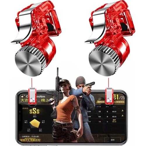 1 pair Gamepad Joystick For PUBG Joypad Trigger Fire Button Aim L1 R1 Key L1R1 Shooter Controller fingertips for pubg games