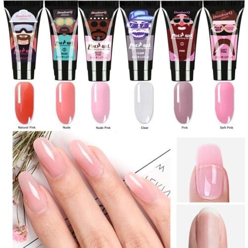 30ml Soak off Poly Nail Gel Fast Building Nail Gel Extension Nail Gel Camouflage UV LED Hard Builder Gel