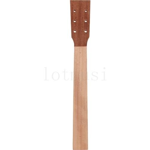 Acoustic Guitar Neck for Guitar Parts Replacement Luthier Repair Diy Unfinished Sapele Head Veneer