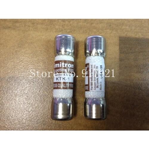 [ZOB] The United States Bussmann Lmitron KTK-1 BUSS 600V FUSE 10X38 import fuse tube --10PCS/LOT