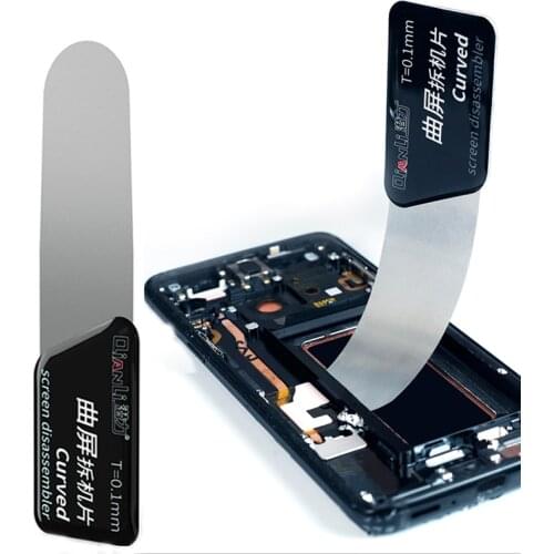 Pry Blade Curved Screen Opener Tool Curved Screen Mobile Phone Disassembler 0.1mm Stainless Steel Card Smart Phone Repair Tools