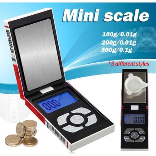 Pop Mini Pocket Electronic Digital Jewelry Scale For Gold Cigarette Box Weigh Balance 0.01 200g Weights Digital Mini Scale