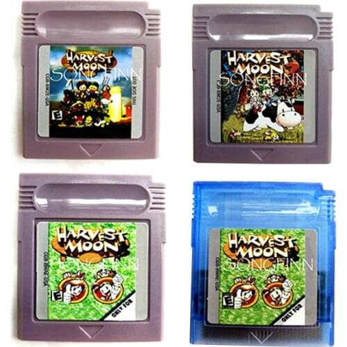 Harvest Moon Classic Harvest Moon 2 3 DX Video Game Memory Cartridge English Language Card for 16 Bit Console Save