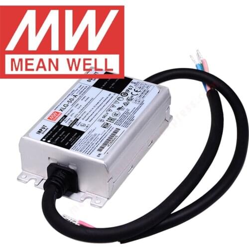 Mean Well XLG-50-A IP67 for indoor/outdoor Metal Case with PFC LED street lighting meanwell 50W Constant power Mode LED Driver