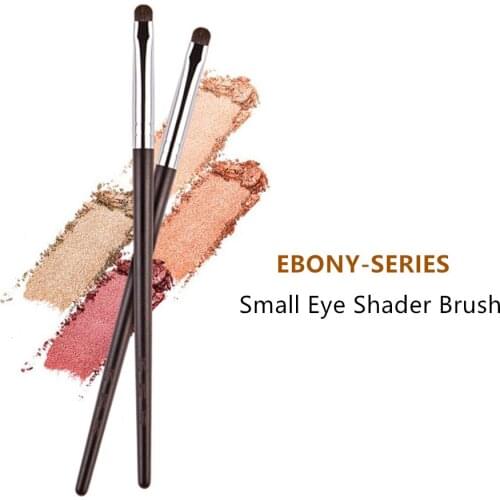 Mydestiny Ebony Small Shader Eye Shadow Makeup Brush EB18 Detailed Eyeshadow Smokey Smudge Liner Beauty Cosmetics Tools