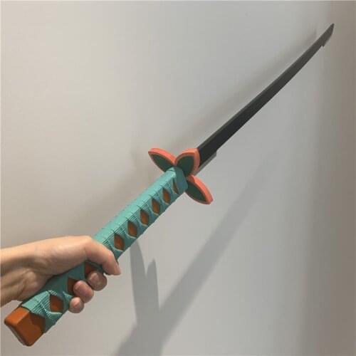 1:1 Kochou Shinobu Sowrd Demon Slayer Weapon Kimetsu no Yaiba Sword Cosplay Ninja Knife 104cm Weapon Prop Anime Model Lover