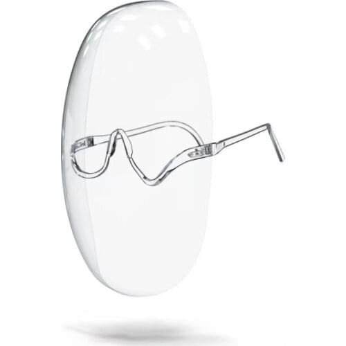 Full Face Transparent PET Protective Mask Space Mask Plastic Cycling Shield Dust-Proof Anti Fog Splash Face Protective Mask