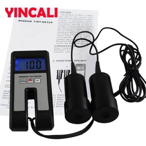 Fast Shipping Window Tint Meter Tester WTM-1100 High Resolution Window Tint Film Meter Transmission Meter LCD 0-100% Range