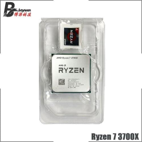 AMD Ryzen 7 3700X R7 3700X 3.6 GHz 5 pcs Eight-Core Sixteen-Thread CPU Processor 7NM 100-000000071 Socket AM4 new but no fan