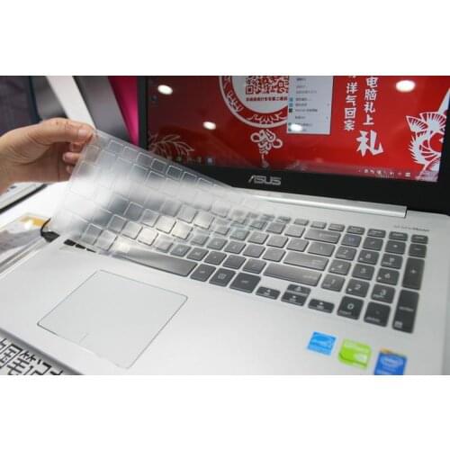 Laptop High Clear Transparent Tpu Keyboard Cover For ASUS V551 V551LA TP500 TP500LA TP500LN R553LN K551 S551 A551L TP501U 15.6"