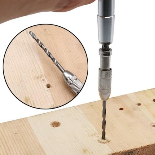 Jewelry Craft Hand Pin Hole Drill Bit Burs Drilling Reamer Chuck Clamp 0.3-3.2mm Mini Hand Twist Drill for 7*0.75 Hand Drill Bit