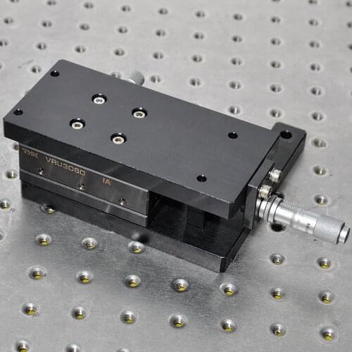 THK VRU3080 manual Y-axis high-precision displacement platform fine-tuning sliding table aluminum table size 65x137mm