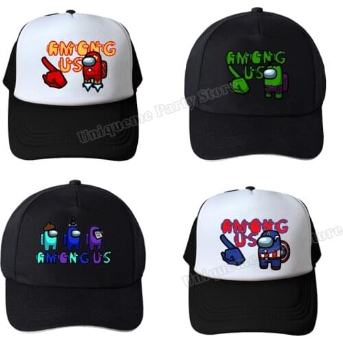 Among of Us Child Basball Cap Anime Shield Dad Hat Boy Girl Embroidery Badge Hip Hop Sun Hat Summer Cartoon Anime Truck Cap