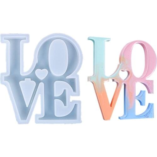 DIY Epoxy LOVE Decoration Silicone Mold