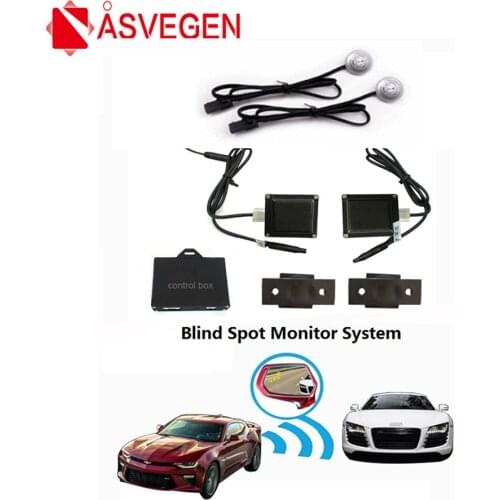 Asvegen BSD BSA Radar Blind Safer Spot Detection System Microwave Blind Spot Monitoring BSM Car Driving Security Warning Buzzer