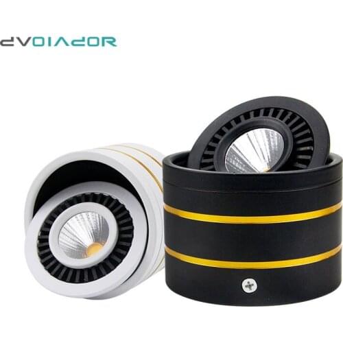 Modern Led Downlight COB Chip 5W 7W 15W Led Spot Kitchen Light Fixture 360 Angle Adjustable Living Room Bedroom Ceiling Lamp