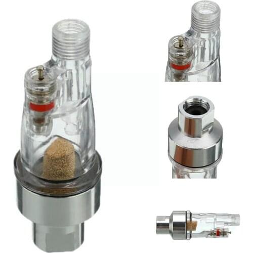 1/8'' Water Oil Separator Inline Air Hose Filter Moisture Hardware Compressor Pneumatic Gun Spray Tool Trap Paint Part U7W7