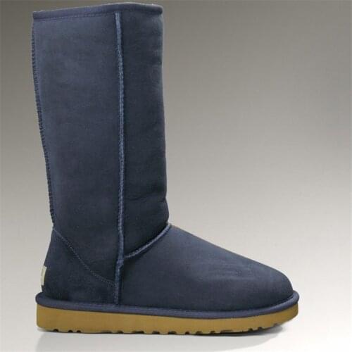 High Boots 2020 Genuine Sheepskin Woman Snow Boots Fashion Botas Mujer Winter Shoes Womens Boots Natural Fur