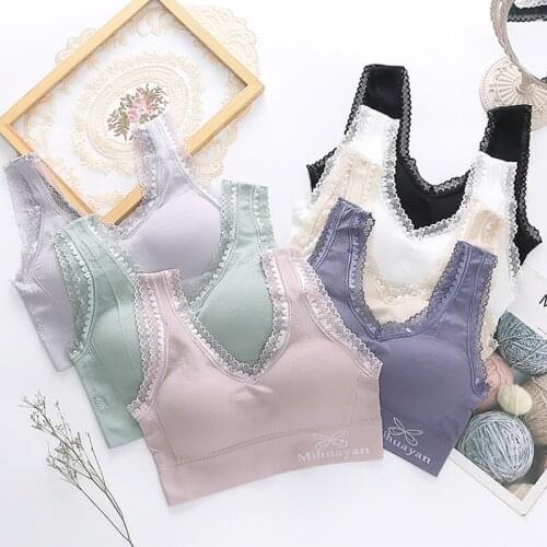 Women Sports Seamless Bra With Pads Bras For Women Comfort Fitness Running Bra Wireless Brassiere Push Up Sport Bra Vest