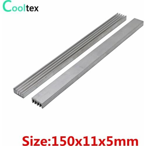 3pcs/lot 150x11x5mm Aluminum Heatsink heat sink radiator for Electronic Chip VGA RAM LED IC COOLER cooling
