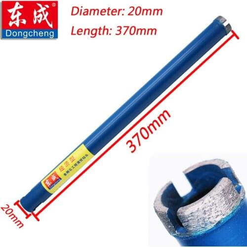 20 x 370mm Diamond Drill Bit With Water, Diameter: 20mm, Length: 370mm. Diamond Core Bit For Wall, Concrete, Bridge Drill Hole