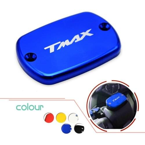 T-Max 500 TMax 530 Motorcycle Aluminum Brake Fluid Fuel Reservoir Tank Cap Cover Red For YAMAHA T-Max 500 TMax 530 tmax530