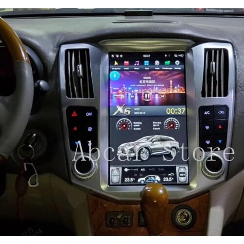 11.8'' Tesla style Android 9.0 Car dvd player GPS Navigation For LEXUS RX RX330 RX300 RX350 RX400 2004- stereo radio
