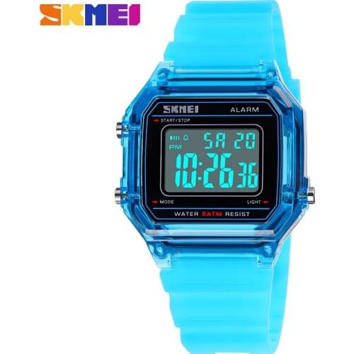 SKMEI 5Bar Waterproof Women Electronic Wristwatches Countdown Chronograph Female Ladies Digital Watches Relogio Feminino 1698