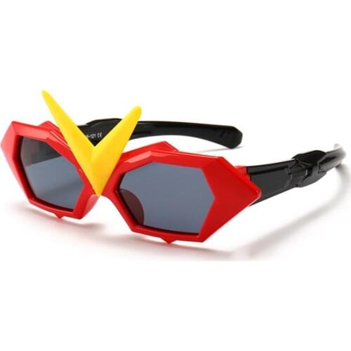 Children Cartoon Mecha Fashion Cat Eye Party Sunglasses Kid Cool Cospaly Transformers Boy Sun Glasses Classic Anime Girl Eyewear