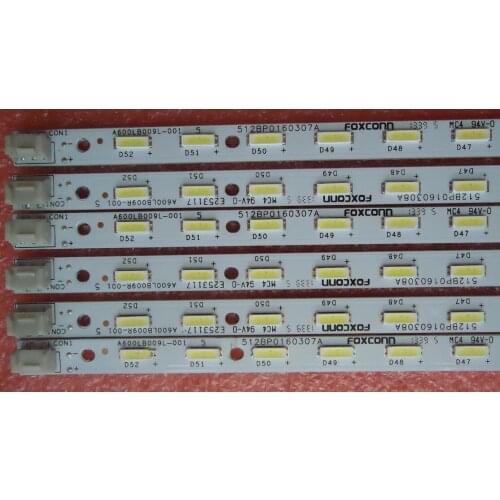 FOR Letv LETV X60S Article lamp A600LB009L-001 512BP0160307A E253117 1piece=52LED 676MM
