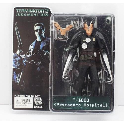 The Terminator 2set 7inch/18cm NECA The Terminator 2 Action Figure Pescadero Hospital Figure Toy