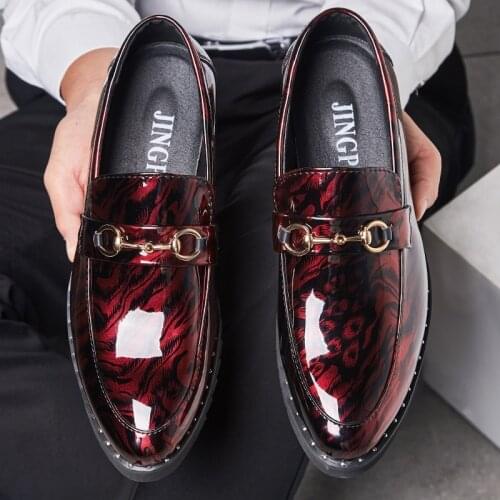 Pointed Toe Mens Dress Shoes Pu Leather 2019 Luxury Brand Shoes Zapatos De Hombre Men Flats Office Wedding Party Formal Shoes I