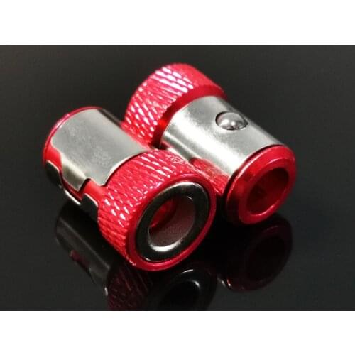 2Pcs Set Screwdriver Drill Bits Magnetizer For 1/4'' Hex Shank with GROOVE