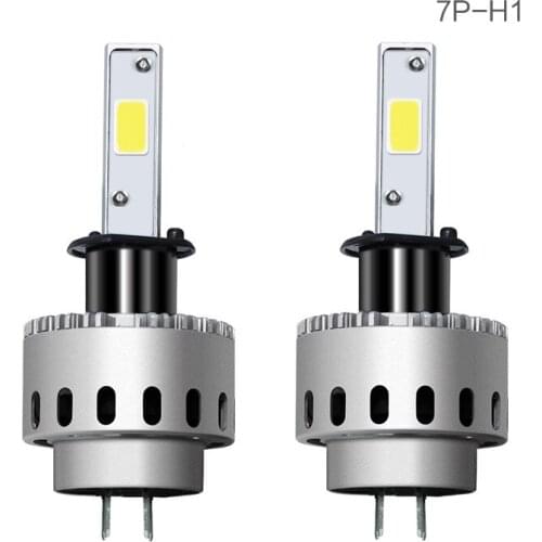 PAMPSEE 7P headlight bulb H1 led H7 H4 H11 9005 HB3 9006 HB4 60W 12000LM Car Headlight Led High Power White 6000K car-styling