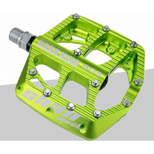 New 803 Mountain Bike Pedal Downhill MTB Bicycle Pedals Wide And Thick CNC Aluminum Alloy Sealed Bearing Road Foot Pegs
