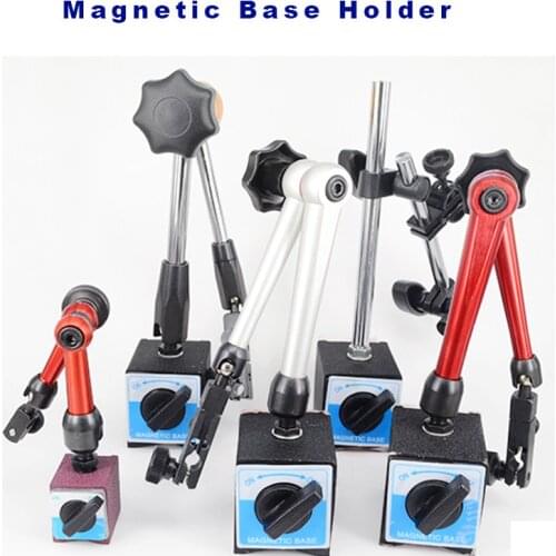 1PC Dial Test Indicator Gauge Universal Magnetic Base Holder Stand Table Scale Precision Indicators Center Finder Measurement