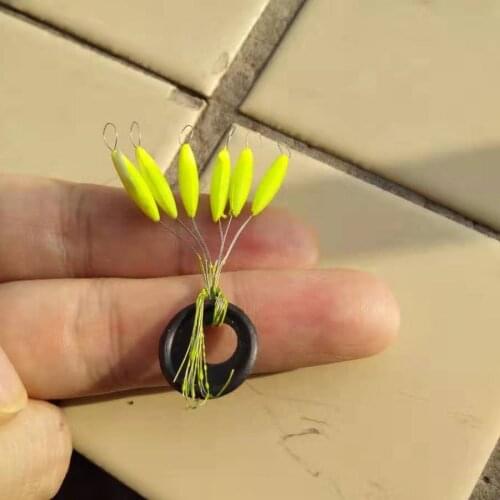 River float fishing tools with seven-star trolling lure Fish Float Outdoor Sea Fishing Accessories supplier one set