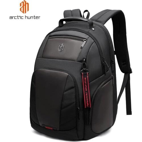 ARCTIC HUNTER Mens Backpacks Large Capacity Notebook Computer Bag Pack Men Travel Backpack Waterproof Bagback Laptop Bags Male