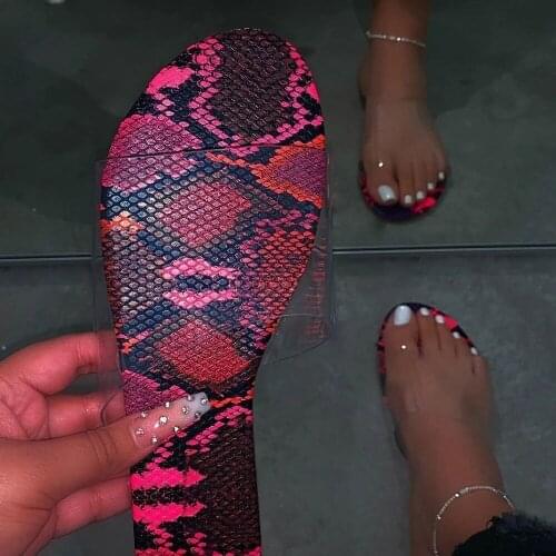 Summer Sandals Women Flip Flops Rhinestone Flat Sandals Ladies Slippers Shoes Female Round Toe Bling Luxury Sandalias Mujer 43