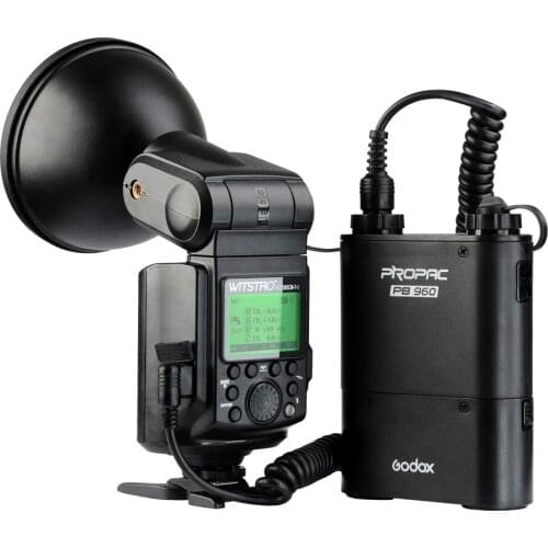 Godox Witstro AD-360 /AD360 II AD360II-N TTL 2.4G Wireless Outdoor Flash Speedlite+PB960 Battery Pack for Nikon DSLR Cameras